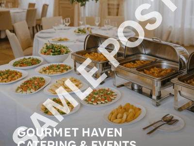 [SAMPLE POST] Gourmet Haven Catering & Events