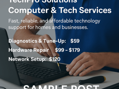 [SAMPLE POST] TechPro Solutions